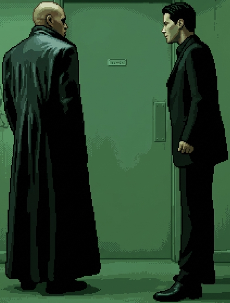 Morpheus: show you the door